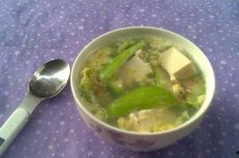 豆腐吃瓜鸡蛋汤